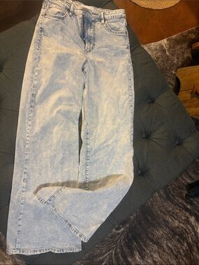 Dear John Light Wash Wide Leg Jeans